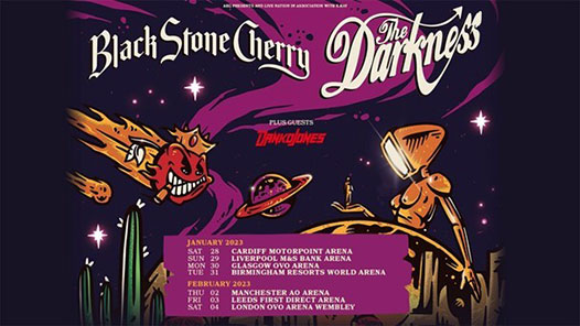 Black Stone Cherry & The Darkness Announce UK Arena Tour