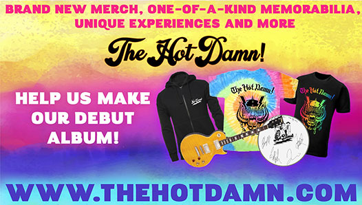 News: The Hot Damn! launch Album Crowdfunder Campaign